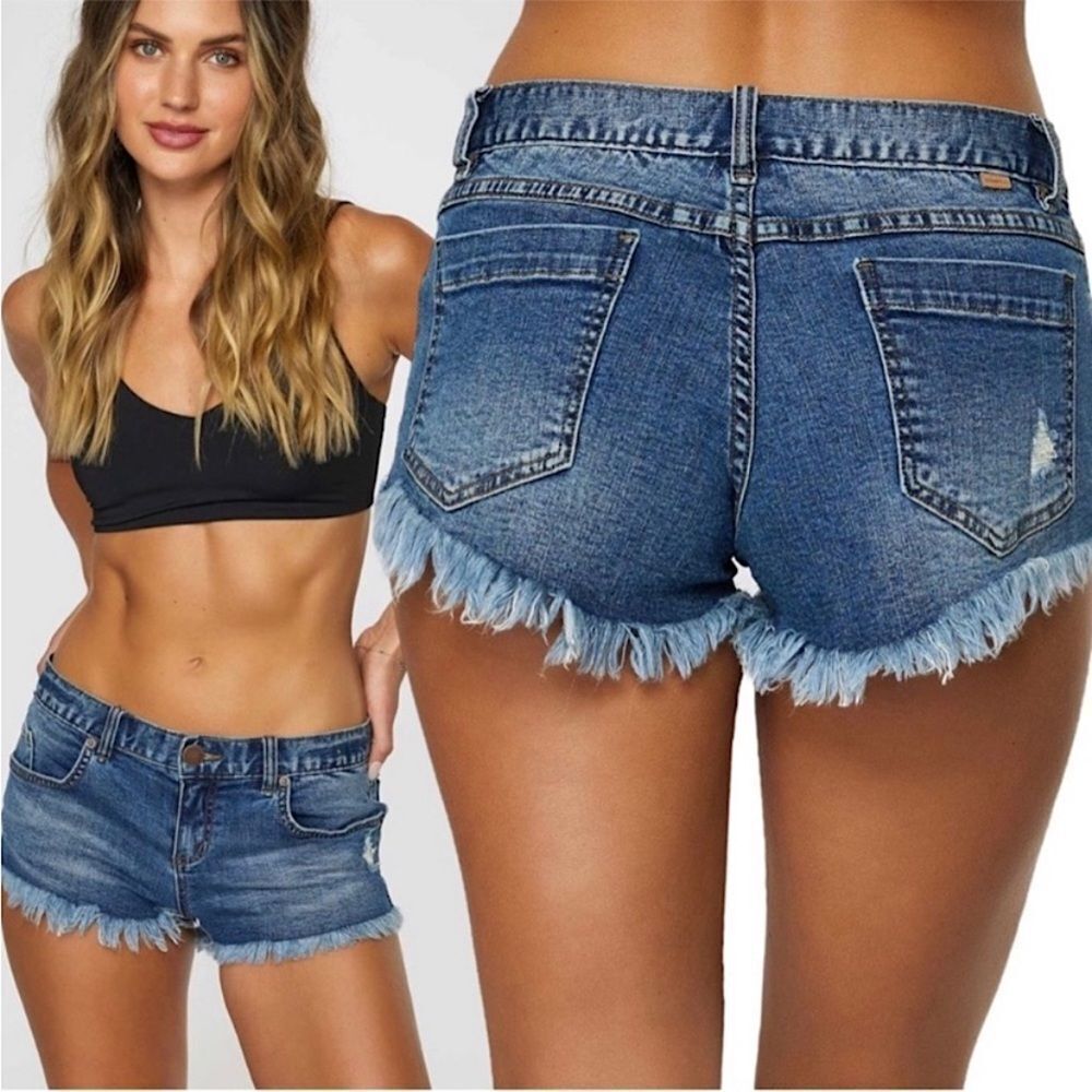 ONEILL Bowie Festival Cutoff Jean Denim Shorts 27